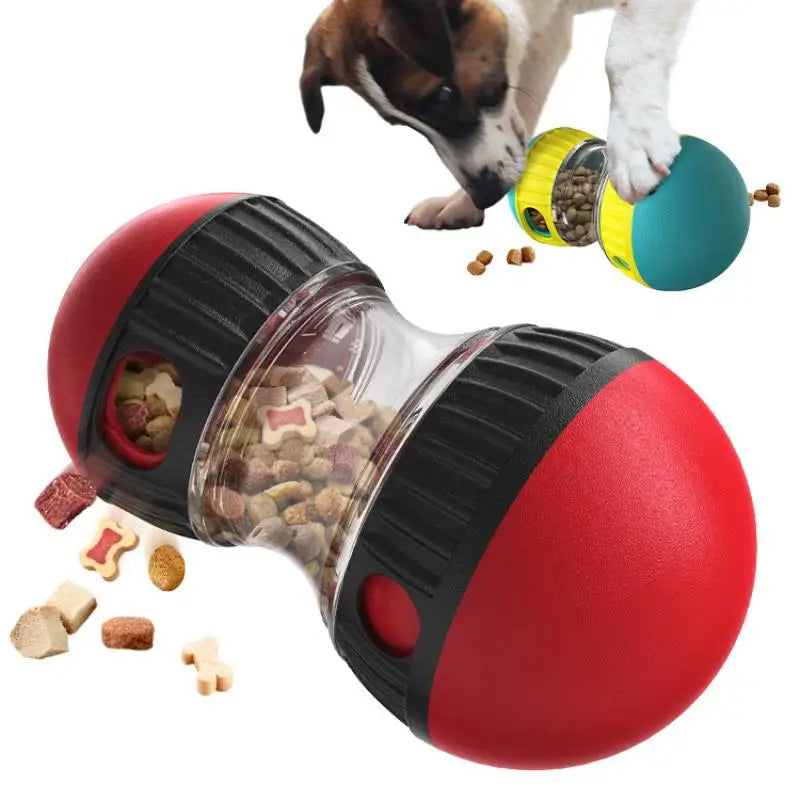 Dog Puzzle Toy Elliptical Track Rolling Increase Intelligence Ball Leaky Food Develop Good Habits Durable Interactive Pet Toys